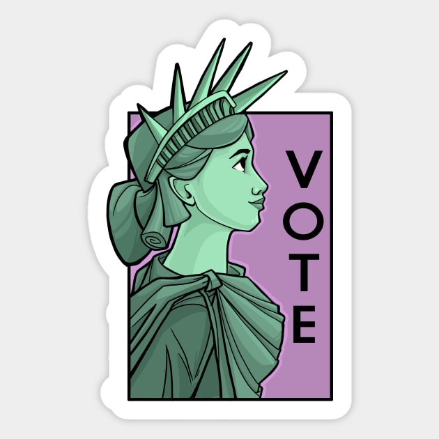 Vote Sticker by KHallion
